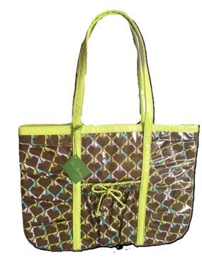 Vera Bradley Take Me With You Tote Sittin In A Tree Bag Frill Summer Beach